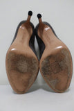 Gianvito Rossi Vamp Booties Gray Suede Size 39.5 Peep Toe Ankle Boots - Celebrity Owned