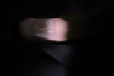 Gianvito Rossi Zip-Front 55 Ankle Boots Black Vinyl Size 36.5 Kitten Heel - Celebrity Owned