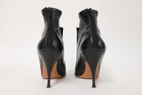 Givenchy Infinity Ankle Boots Black Layered Leather Size 37 Pointed Toe Booties - Celebrity Owned