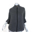 Ply Cashmere Poncho Shale Gray Size Extra Small/Small Zip-Up Sweater NEW