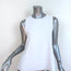 Alice + Olivia Tank Top Gayle White Crepe Size Small Sleeveless Blouse