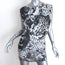 Stella McCartney Top White/Black Animal Print Jersey Size 38 Sleeveless Tunic