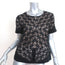 SEA Lace Top Black Size 2 Short Sleeve Blouse