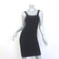 Herve Leger Crisscross-Front Mini Bandage Dress Black Size Extra Small