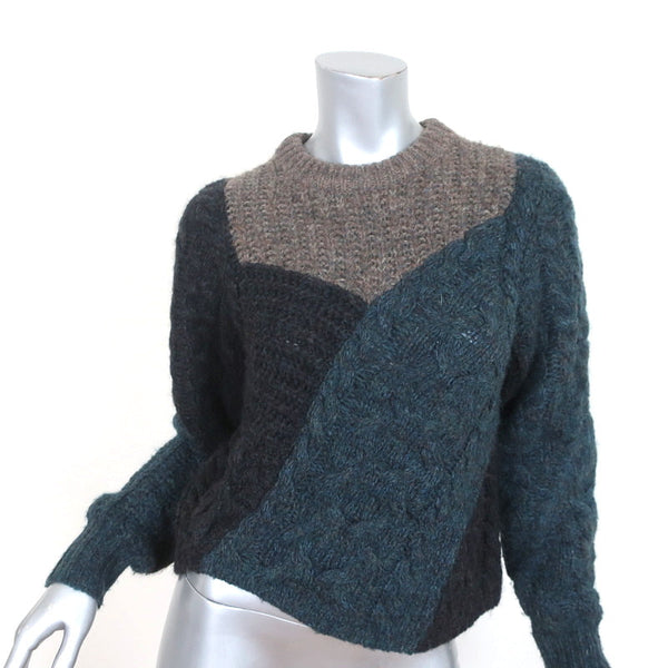 ISABEL MARANT Layered cutout chenille sweater