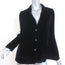 DIEGA Velvet Blazer Navy Size Small Three-Button Jacket