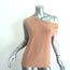 Norma Kamali Drop Shoulder Top Nude Stretch Jersey Size Small NEW