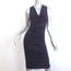 Donna Karan Draped Jersey Dress Purple Size Small Sleeveless Cowl Neck