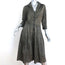 Samantha Sung Audrey Shirtdress Green Printed Stretch Cotton Size 6