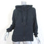 James Perse Side Snap Hooded Jacket Black Size 2