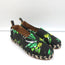 Proenza Schouler Espadrilles Black Floral Print Canvas Size 6 Slip-On Flats