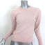 360 Cashmere Kailani Puff Sleeve Sweater Light Pink Cashmere Size Small