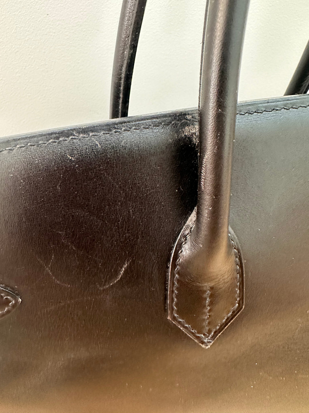 Hermes 2004 Birkin 40 Black Box Leather Gold Hardware