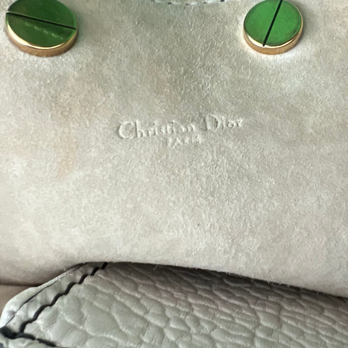 Dior Beige/Cream Diorissimo Canvas and Leather Pochette Dior | The Luxury  Closet
