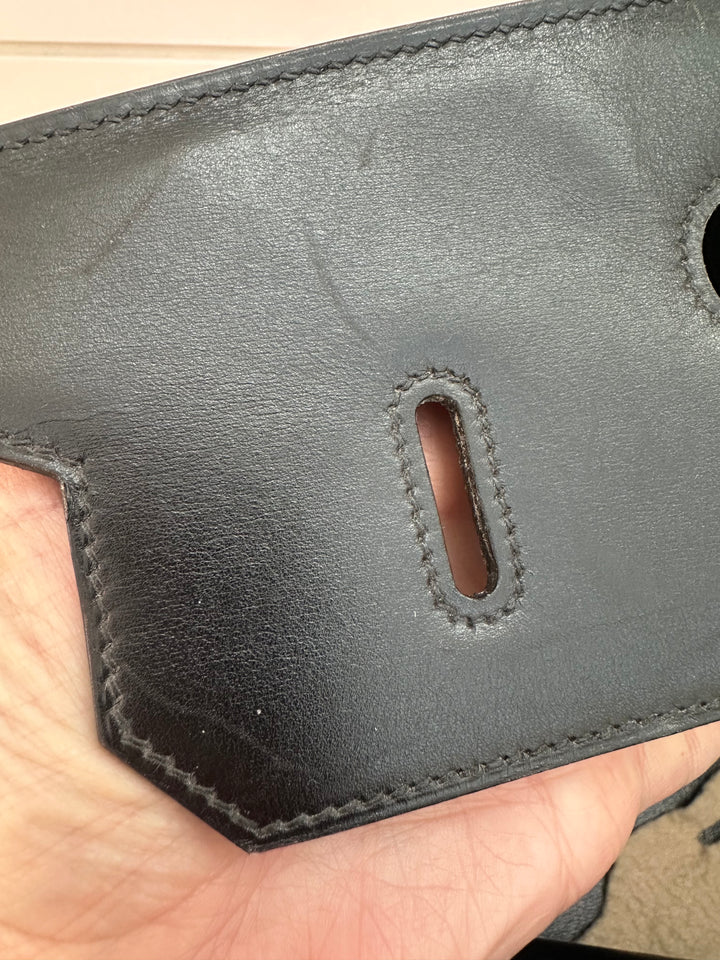 Hermes 2004 Birkin 40 Black Box Leather Gold Hardware