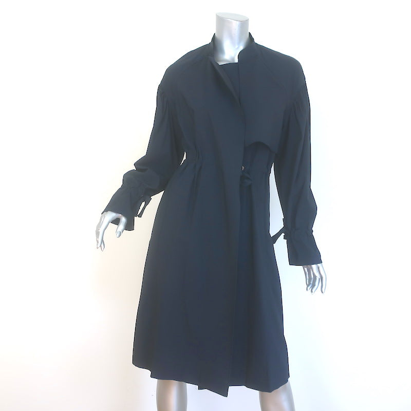 A.L.C. Bristol Drawstring Trench Coat Navy 