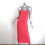 A.L.C. Chase Midi Tank Dress Salmon Stretch Knit Size Medium
