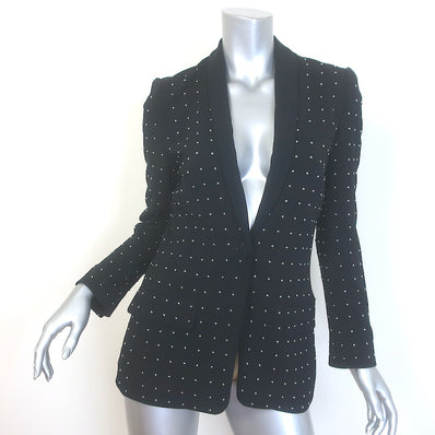 A.L.C. James Studded Blazer Black