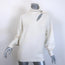 A.L.C. Jensen Cutout Turtleneck Sweater Alabaster Alpaca-Blend Size Small