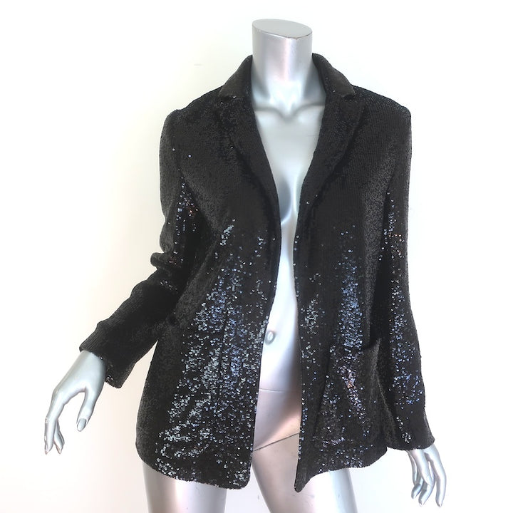 A.L.C. Quincy Sequin Blazer Black Size 0 