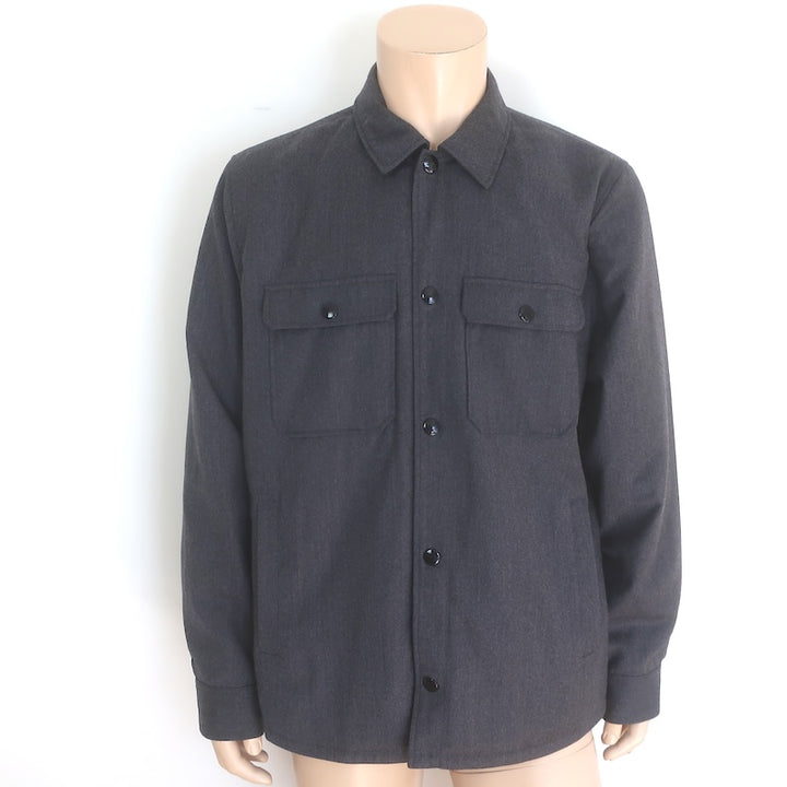 A.P.C. Padded Snap-Front Overshirt
