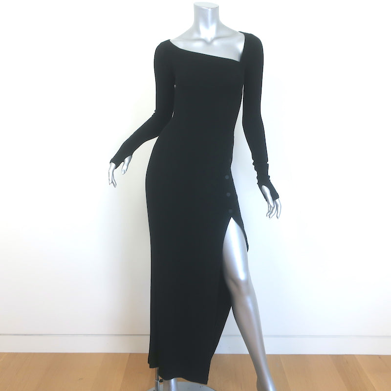 ALIX NYC Morris Off the Shoulder Midi Dress Black