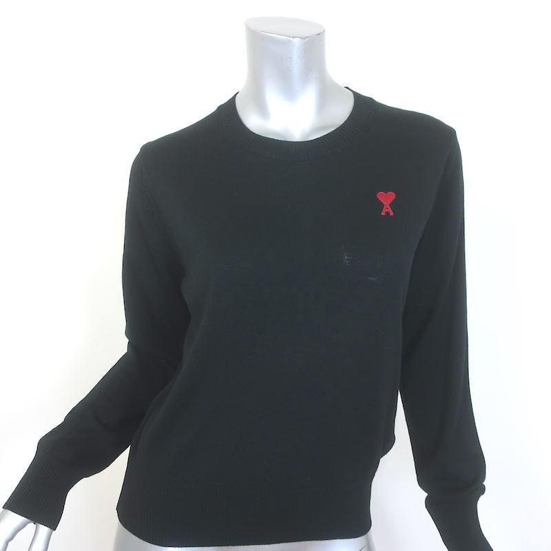 AMI Paris Ami De Coeur Embroidered Crewneck Sweater 