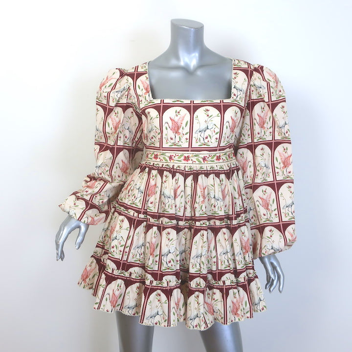 Agua by Agua Bendita Avena Garza Ruffled Mini Dress 