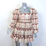 Agua by Agua Bendita Avena Garza Ruffled Mini Dress 