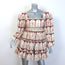 Agua by Agua Bendita Avena Garza Ruffled Mini Dress Printed Poplin Size Small