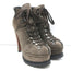 Alaia Platform Hiking Boots Brown Suede Size 38 Lace-Up Ankle Boots