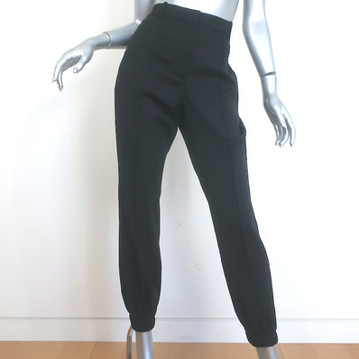 Alexander McQueen Pintuck Wool Jogger Pants