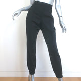 Alexander McQueen Pintuck Wool Jogger Pants