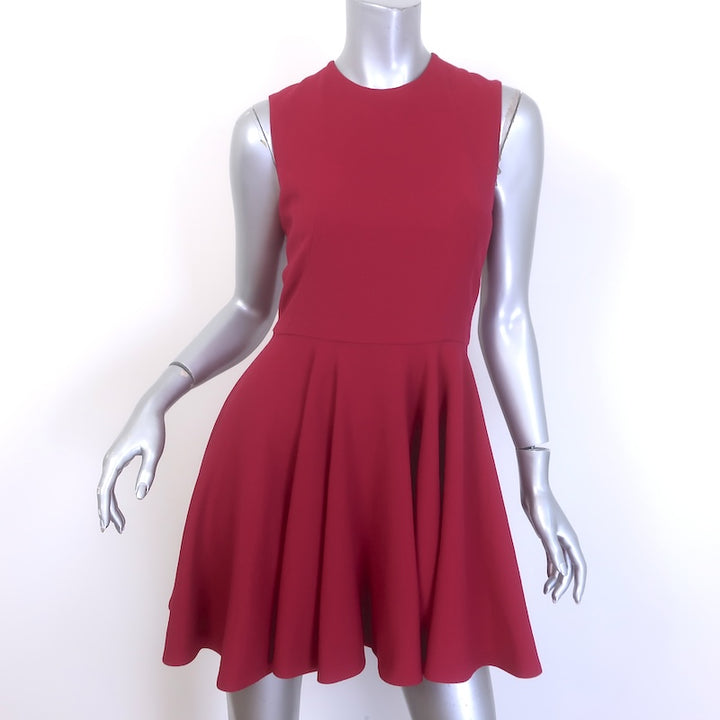 Alexander McQueen Sleeveless Fit &amp; Flare Mini Dress 