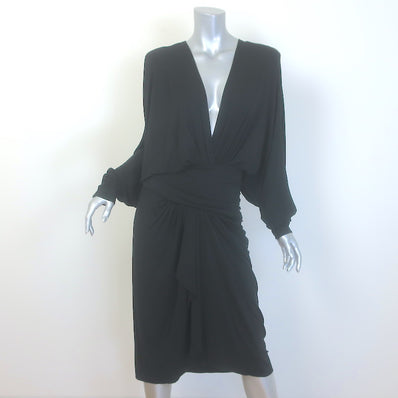 Alexandre Vauthier Long Sleeve Ruched Midi Dress