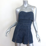 Alexis Martyna Strapless Denim Romper 