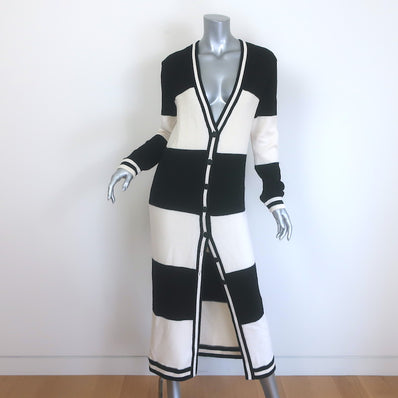 Alice + Olivia Bradford Striped Long Cardigan