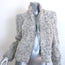 Alice + Olivia Faux Fur Jacket Light Gray Size Medium