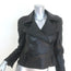 Alice + Olivia Leather Biker Jacket Black Size 4