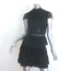 Alice + Olivia Rosetta Tiered Pleated Lace Mini Dress Black Size 0