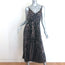 AllSaints Jinx Pleated Leopard Print Midi Dress Size Extra Small