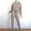 Alo Yoga Muse Cropped Hoodie & Sweatpants Set Gravel Heather Size Medium