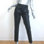 Altuzarra Todd Leather Straight Leg Pants Black Size 36 NEW