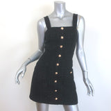 Amanda Uprichard Archie Metallic Tweed Mini Dress 