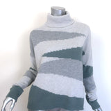Amina Rubinacci Cashmere Intarsia Knit Turtleneck 