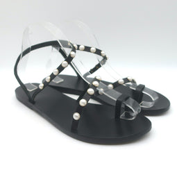 Ancient Greek Sandals Eleftheria Pearls Sandals 