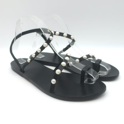 Ancient Greek Sandals Eleftheria Pearls Sandals 