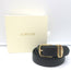 Aureum Collective No. 3 Belt Black Leather & Gold Size Medium/Large NEW