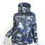 Authier Sestriere Camouflage Hooded Puffer Jacket Blue Size 44