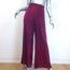 Avant Toi Hand-Painted Silk Palazzo Pants Raspberry Size Medium